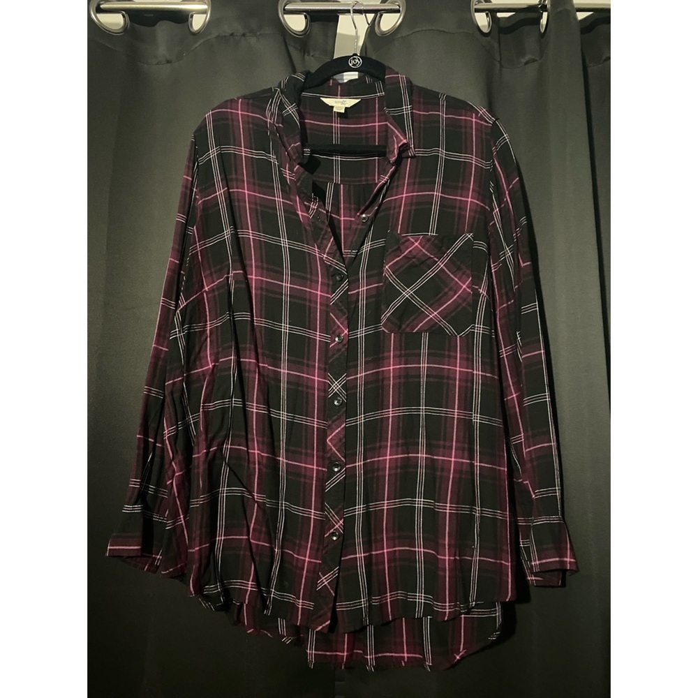 Terra & Sky plaid top